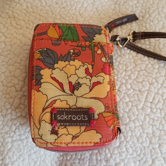 NWOT Sakroots Wallet Wristlet Cell Phone Case - Picture 2 of 5